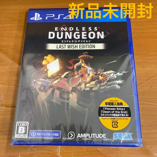 新品未開封 PS4 エンドレスダンジョン ラストウィッシュエディション ENDLESS DUNGEON