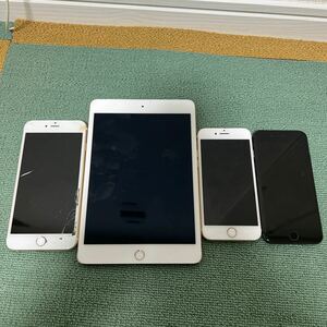 ★ジャンク Apple アップル ipad iPhone 4台 まとめA1687/a1779/a1550/