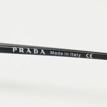 MF7062▽未使用 イタリア製 PRADA プラダ*VPR54H*メタルフレーム*メガネ*眼鏡フレーム/黒/ブラック 54□17-135_画像4