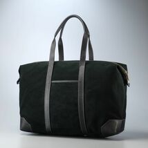 MF8337▽バレンシアガ BALENCIAGA BBロゴ フェイクスエード×レザー*ビッグトート*トートバッグ*ハンドバッグ*鞄*vintage*ブラック_画像2