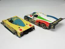 D.A.M. SPICE SE 89C LE MANS 1992 1/43 , COUGAR C28 LE MANS 1992 1/43 レジン製 難あり_画像2