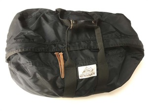 GREGORY VINTAGE DUFFLE-L グレゴリー ビンテージ 茶タグ ダッフルバッグ ブラックＬ