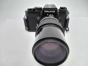 動作未確認ジャンク【 NIKON ニコン Nikomat EL NIKKOR 200 レンズおまけ シルバー 一眼レフ フィルムカメラ 】検索タグ) 希少品 保管品 HT