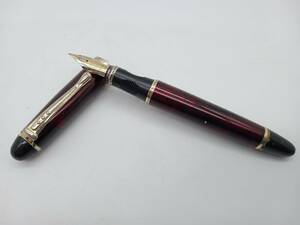 筆記用具【 JINHAO 金豪 ジンハオ 万年筆 ペン先 18KGP ゴールド 金 黒 】検索タグ) 希少品 保管品 HT