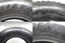 C-630(送料無料/代引きOK)ランクE 中古 215/70R17.5 118/116L ブリヂストン W979 2022年 9.1mm スタッドレス 1本SET トラック_画像8