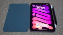 【美品】Apple iPad mini 第6世代 256GB Wi-Fi+Cellular SIMフリー パープル Apple Pencil 第2世代付き_画像3