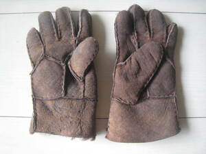  prompt decision * Kids for children .. mouton gloves original leather scorching tea 