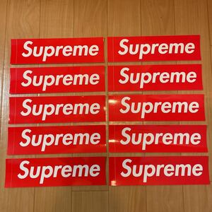 Supreme Sticker Seal シュプリーム ステッカー シール 10枚セット ノベルティ 非売品 レア 未使用