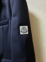 MONCLER モンクレール　GAMME BLEU ガムブルー　ダウン ジャケット ネイビー　初期モデル　ウール100％　サイズ0　ブレザー　テーラード　_画像3