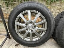 スタッドレスタイヤ ホイール中古4本セット195/65R15 グッドイヤーアイスナビ7 2021年　５穴　PCD114.3 6J 52 ノアヴォクシー_画像5