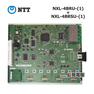 【中古】 NXL-4BRU-(1) + NXL-4BRSU-(1) NTT αNX-L 4IP局線ユニット + 4IP局線増設ユニット 【ビジネスホン 業務用 電話機 本体】