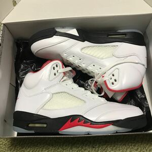 新品未使用 27.0 AIR JORDAN 5 RETRO "FIRE RED" DA1911-102 ジョーダン 流川