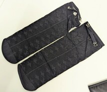 ☆1円〜 未使用 LOUIS VUITTON ルイヴィトン モノグラム柄 レース ソックス レディース 靴下 黒 薄手 黒靴下_画像2