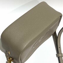 美品 Tory Burch PERRY トリ―バーチ ペリー ショルダーカメラバッグ グレージュ系 現状品お渡し 人気 コレクション Wファスナー S2394_画像4