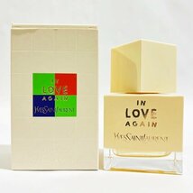 残7割程度 YVES SAINT LAURENT イヴ・サンローラン IN LOVE AGAIN イン ラブ アゲイン 80ml オードトワレ EDT 箱付 現状品 格安 中古HK0019_画像1