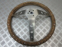 966-0.GRANT.グラントステアリング Classic Nostalgia Steering Wheels Stainless Steel/Brushed, Wood/Walnut,_画像6
