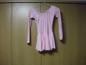レオタード　スカート付き　サイズＭーＬ（165）　ピンク