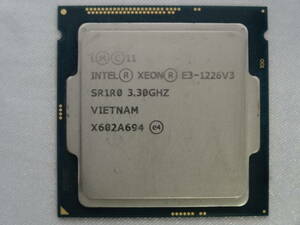 ★Intel / CPU XEON E3-1226 V3 3.30GHz 起動確認済★（サーバー・ワークステーション用）ジャンク！！①