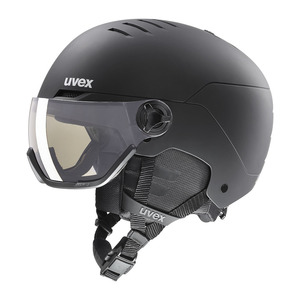 24UVEX wanted visor pro V　ブラックマット　58-61ｃｍ　レンズ：バリオマチック（調光）スモーク（S1-S3）定価￥39600　バーゲン価格！