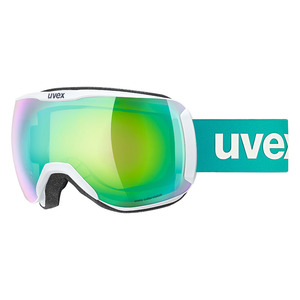 24UVEX　downhill2100CV　ホワイトマット/グリーン/グリーン　レンズ：グリーンミラー colorvision グリーン(S2)眼鏡使用可能　定価￥22000