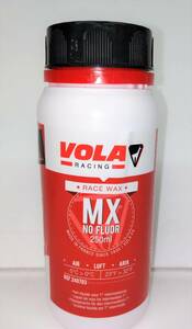 VOLA MX RED 250ml　気温：-5℃～０℃　ノーフッ素リキッド　宅配便送料は当方負担にて＊例外あり