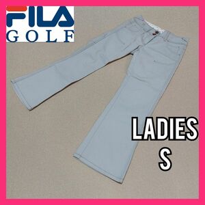 【FILA GOLF】フィラゴルフ 秋冬ストレッチゴルフパンツ レディースＳ グレー