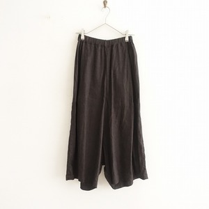 //【2023/定価3.1万】パドカレ pas de calais *リネンブレンドサルエルパンツ*34ボトムス(1-2312-519)【01A42】