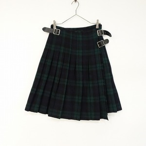 // O'Neill obda Brin O*NEIL OF DUBLIN* belt attaching wool nylon check skirt *XS quilt skirt nappy (sk2-2401-66)[61A42]