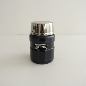 //サーモス THERMOS *ステンレスキング フードジャー*ネイビーStainlessKingスチールお弁当アウトドア(ac84-2401-3)【71A42】