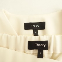 //【2023/定価7.7万】セオリー theory *Classic Crepe セットアップパンツスーツ*2ノーカラージャケット(jk1-2312-583)【02A42】_画像9