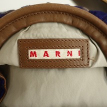 //マルニ MARNI *ハンドバッグ*かばん手提げジャガード0124(ba7-2401-9)【12A42a】_画像9