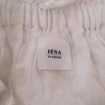 //【2023/定価4.1万】イエナ IENA LA BOUCLE *カットワーク刺繍ティアードスカート*38綿白ゴムロングマキシ(sk25-2401-149)【22A42】_画像6