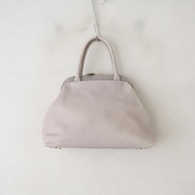 //【定価3.8万】アンサ Ense *gamaguchi bag S*かばん2way手提げ斜め掛けショルダーレザー皮革0124(ba7-2401-49)【32A42】_画像4