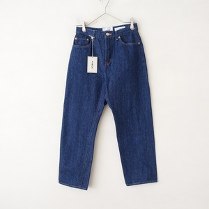 //【定価1.9万】ヤエカ YAECA *5-13W DENIM PANTS CROPPED デニムパンツ*28ジーンズジーパン綿インディゴ(j1-2401-303)【03A42】