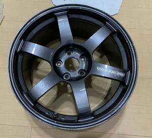 RAYS TE37 SAGA 18インチ 9.5J 38 2本 114.3 5穴 鍛造 ダイヤモンドダークガンメタ