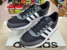 新品即決27.0cm★adidasアディダス RUN50s M レトロランニング★カジュアルスニーカー モダン スポーティー★24年NEW スリーストライプス_画像1