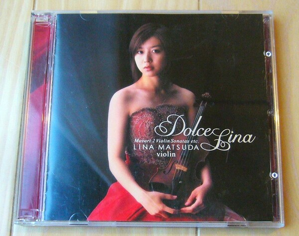 希少2枚 CD＋DVD 松田理奈 21歳 ヴァイオリニスト デビュー Dolce Lina 初回限定盤 廃盤 LINA MATSUDA ドルチェ リナ スケールの大きい演奏