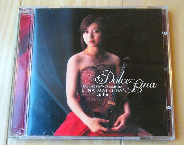 希少2枚 CD＋DVD 松田理奈 21歳 ヴァイオリニスト デビュー Dolce Lina 初回限定盤 廃盤 LINA MATSUDA ドルチェ リナ スケールの大きい演奏