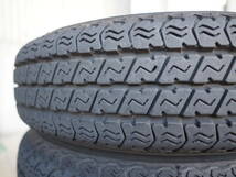 N69　送料無料　アクティ純正　3.5Jx12 +40 PCD100 4穴　145/80R12 80/78N LT　4本7分/8分山　ホンダ純正　ストリート　ホビオ　バモス_画像6