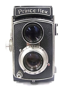 e10973　Princeflex TSK TOYOSEIKI OPTICAL　1:3.5 f=8.0cm　二眼レフカメラ　シャッターOK　難あり