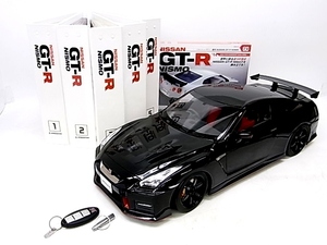 h0616 デアゴスティーニ DeAGOSTINI 週刊　１～１００　全100号　NISSAN GT-R NISMO 1/8 SCALE 　組立済