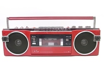 h0640 SANYO MR-U4SF　FM AM ステレオ　ラジオ　カセットコーダー　ジャンク品_画像1