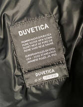 duvetica デュベティカ ダウンコート ダウン ロングコート ブラック 黒 42 未使用新品 タグ付き_画像8