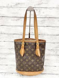 LOUIS VUITTON ルイヴィトン M42238 バケット モノグラム キャンバス ショルダーバッグ　　 Y12