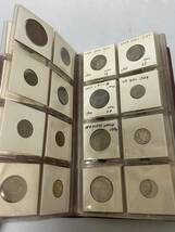 外国コイン アメリカイギリスオランダフランスイタリアスイス他1950年代60年代70年代他 硬貨銀貨銅貨 37枚まとめコインブック入_画像3