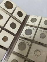 外国コイン アメリカイギリスオランダフランスイタリアスイス他1950年代60年代70年代他 硬貨銀貨銅貨 37枚まとめコインブック入_画像8