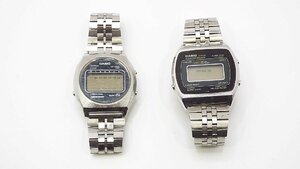 【u1058】CASIO デジタル腕時計 2個セット！ 83QS-27 / 95QR-31 動作未確認 栃木発着払い