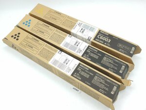 【z25567】新品・未使用 RICOH リコー MP Pトナー C6003 ブラック シアン イエロー 3色 3本セット