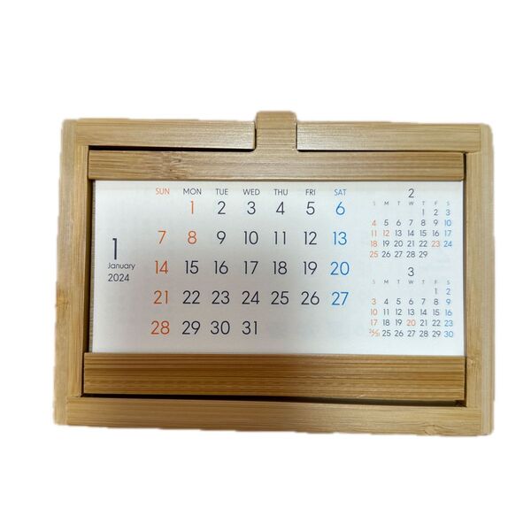 TBC☆木製小物入れカレンダー☆三越