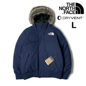 1円～!売切!【正規新品】THE NORTH FACE◆MCMURDO BOMBER JACKET◆マクマードボンバー ダウンジャケット US限定 新作 撥水(L)紺 190122-175